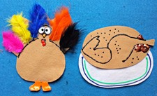 *Teach Traditions And Culture* I'M A Little Turkey Flannel Board Story Set