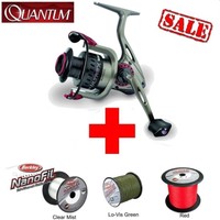 Zebco Quantum ULTREX 540 FD + 150m 0.20mm NANOFIL Red