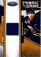 NATHAN GERBE ( SABRES ) 2011-12 CERTIFIED JERSEY /399 CARD NHL