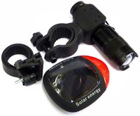 3-IN-1 LED Fahrradlampen Set Solar Rücklicht Fahrradbeleuchtung WOW *NEU*