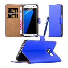 New Kickstand Vintage Folio Flip Book Wallet Case Cover For Various Phone Model