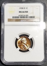 New listing
1958-D Lincoln Wheat Cent Ngc Ms66 Rd Red 1C Mint State Copper Penny Unc Coin