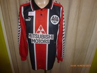 Eintracht Frankfurt Puma Langarm Heim Trikot 1996/97 "MITSUBISHI MOTORS" G.M