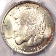 1936 Elgin Half Dollar 50C - Certified Pcgs Ms66+ Plus Grade Pq - $600 Value!