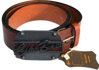 Herren Gürtel Cipo & Baxx Große Schnale Größe 85 cm bis 110 cm Leder Braun Dunke