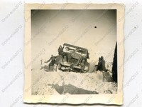 Foto, Luftwaffe, Sdkfz, Halbkette im Tiefschnee, Russland, b