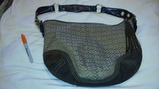 coach hobo gray-green