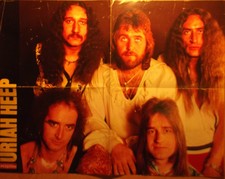 1 german poster Uriah Heep Not Shirtless Rock Pop Boy Band Boys Teen Idol Bravo