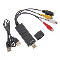 Easycap USB 2.0 1 Channel Kanal Video TV VHS-DVD Audio Kabel Adapter AV Erfassen
