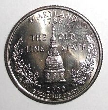 2000 Us Quarter, 25 cents, Dome of the Maryland State House coin