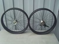 Cruiser Laufradsatz 26 Zoll  80/80mm schwarz 3gang Rücktritt   *