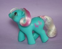 Mein kleines/ My Little Pony G1 Baby Fifi * with first tooth* mon petite poney