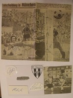 BAYERN HOF - 1860 MÜNCHEN *1971-73*8 AG *FRANZ,SIEBER,SCHUSTER,METZGER,PURUCKER