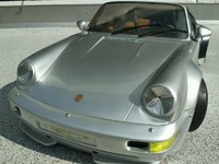 FG 1:5 Porsche Carerra 2 Cabrio Einzelstück - Standmodell mit Lederausstattung 