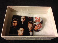 U2 Band Rock Memorabilia Earrings & Pin