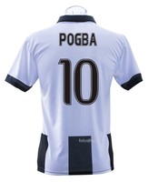 Pogba 10 Juventus Turin Trikot Schwarzweiss Saison 2016/17 home Offizielle