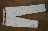 s.Oliver Hose / Cargohose mit Gürtel Gr.36 L32 weiß *NEU!*