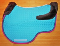 Mattes - EUROFIT Schabracke mit Lammfellkissen und Sattelkissenrand