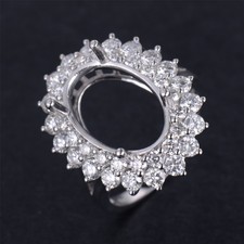 White gold engagement ring no stone