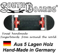 Komplett Holz Fingerskateboard SWZ/RT/WS SOUTHBOARDS® Handmade Wood Fingerboard
