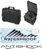 wasserdichter Waffenkoffer Foto-Koffer Pistolenkoffer 46 x 37 x 19 cm, 30B051
