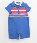 First Impressions Boys Sun Suit Creeper Limoges Blue Size 18 Months