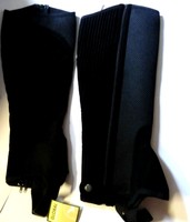 strapazierfähige Minichaps Chaps Netz - Chapsletten Summerstyle Gr.L Schwarz Neu