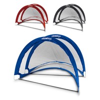 Pop Up Fußballtor Set mit 2 Stück inkl. Tasche + Hockey Tor 120cm breit robust