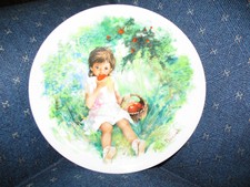"Marie-Ange" Limoges-Turgot Paul Durand collection plate / Box & Coa