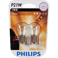Philips Set Lampen 2 Stück P21W 12V 21W BA15s Vision Blister 1325696
