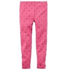 NWT Carters Toddler girl Size 3T Legging Pants Pink Polka Dot