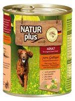 NATUR plus ADULT 70 % Geflügel 800 g - 12 x