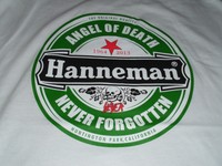 Jeff Hannemann Tribute Shirt Slayer Angel Of Death M-Medium Thrash Metal White