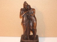 Skulptur" AMOR UND PSYCHE MIT SCHMETTERLING " aus Bronze! NEU & OVP # 14