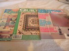 CRAFT LOT OF 3 DIFFERENT TYPES OF MAGAZINES QUILT PATTERNS SET A 2