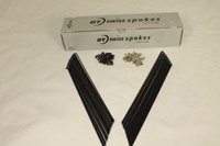 36 Speichen DT Champion  Niro 2,34 mm Black Wunschlänge 80-292 mm +Nippel 4,5mm 