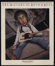 1990 Bob Dylan Goes Electric - Guitar - Magazine Print Art By C.F. Payne