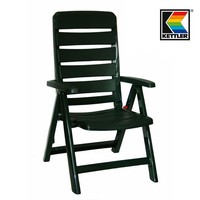 Kettler NIZZA Gartenstuhl Campingstuhl Klappstuhl Hochlehner klappbar in grün % 