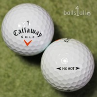 100 Golfbälle Callaway HX Hot AAA/AAAA Qualität weiße Bälle  Lakeballs