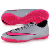 NIKE Fußballschuhe Kinder JR Mercurial Victory V IC Gr 33 grau 651639 060 Neu