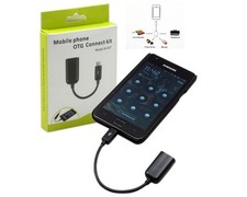 Micro USB OTG Smart Connection Kit Adapter For Samsung Galaxy S6 S5 S5Mini S4