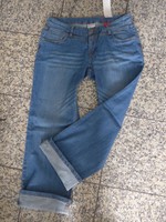 Sheego 7/8 Hose Jeans Caprihose Gr. 42 Blue (476) NEU