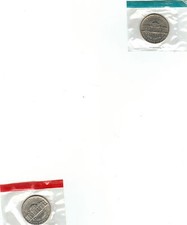 1981 P+ D Uncirculated Jefferson Nickels Still In Mint Cello Nice L@K