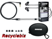 Shure SE215-K Black Ear Buds / Earphones Headphones Earbuds Free US 48 Ship!