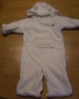 NWOT Baby Gap IVORY Fleece Snowsuit Bundler Bunting with Sherpa Lining 6-12 mo 