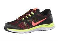 Nike DUAL FUSION RUN 3 GS Gr. 37,5 38,5 39 Black Hot Lava-White-Volt 654150 009
