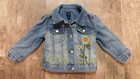 Baby Gap Sunflowers Bumble Bee Embroidered Denim Jean Jacket Coat Girls Size 2T