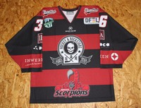 Hannover Lady Scorpions 15/16 Game Issued  Jersey #36 Lodwig - M - DFEL - DEB -