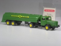 TOP: Wiking Büssing 8000 Tank Sattelzug BP in OVP