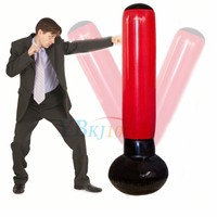 AUFGEBLÄHT STANDBOXSACK BOXSACK BOXSTAND STAND PUNCHING BAG MIT INFLATOR HOT
